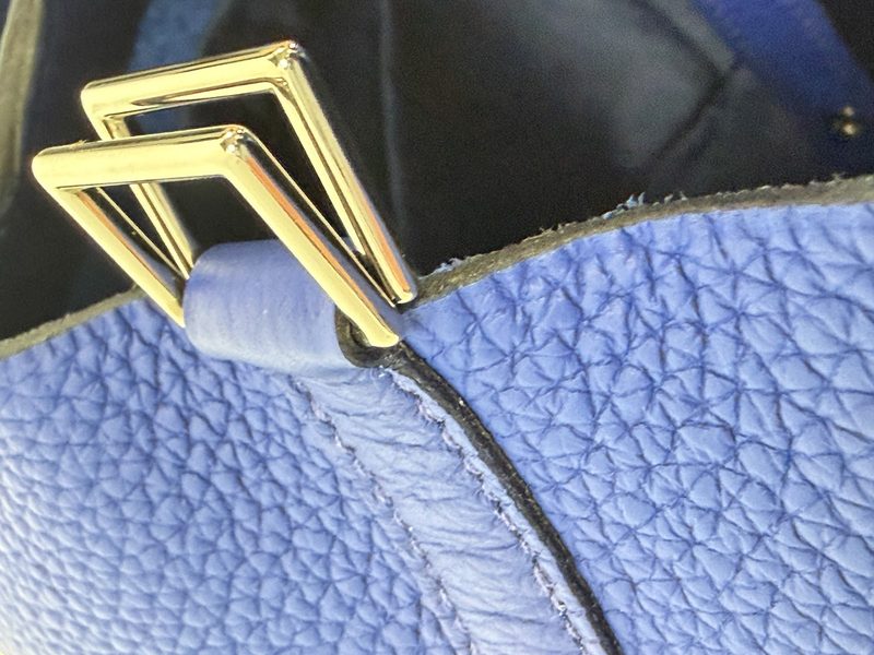 ピコタンロック18 PM トリヨンクレマンス ブルーエレクトリック シルバー金具 9枚目